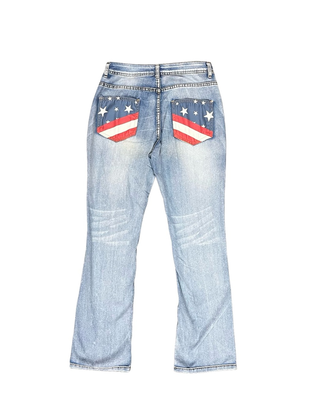 American Star Girl Bootcut Vintage Light Wash Jeans W27 L29 Women’s Denim Size S